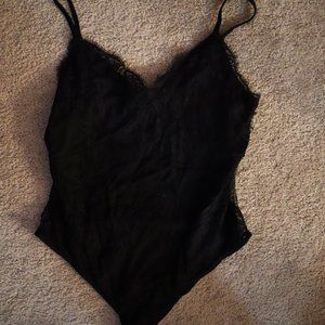 Black Lace Body Suit